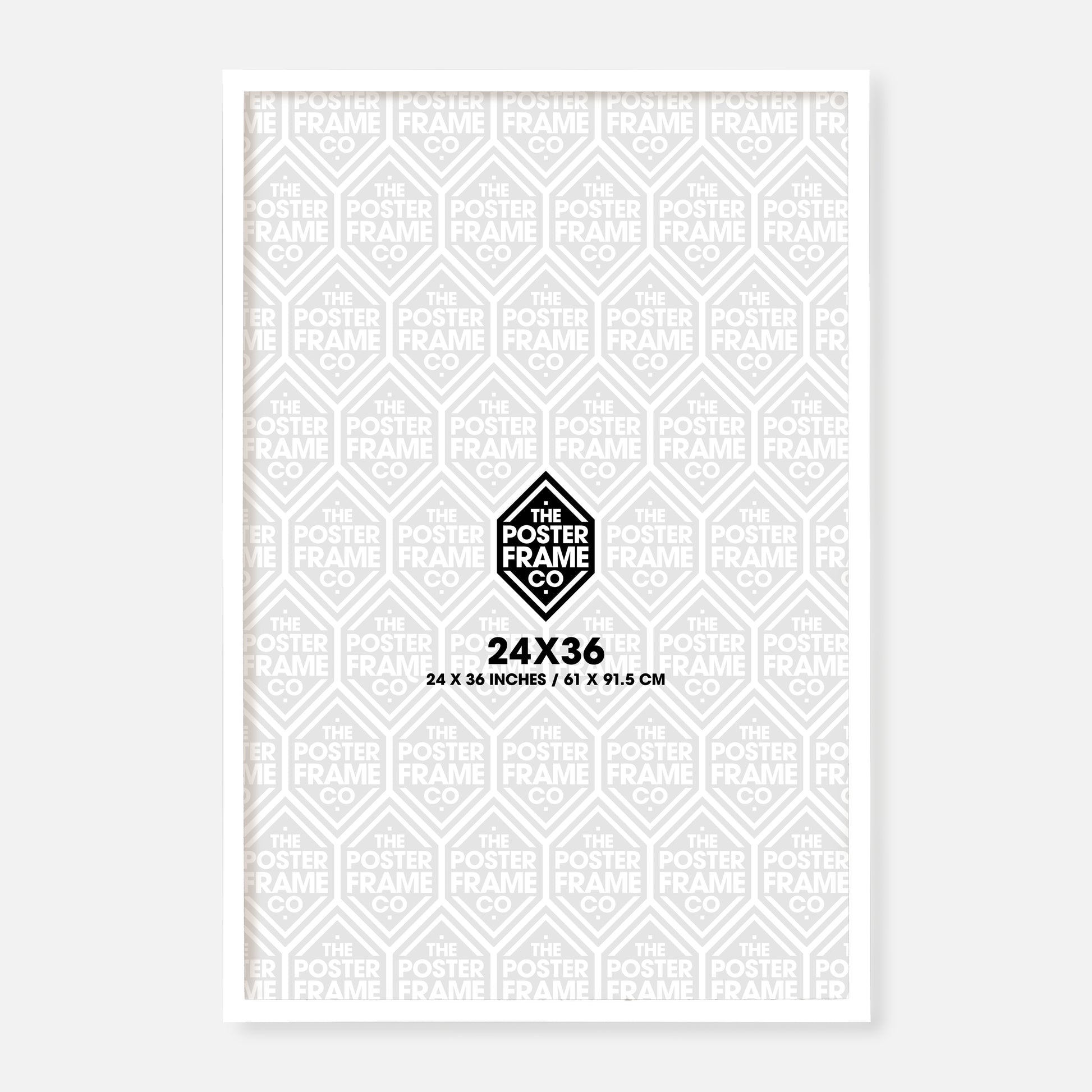 24x36 Inch White Premium Poster Frame The Poster Frame Co The