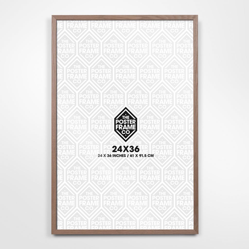 24x36 Inch Natural Wood Premium Poster Frame