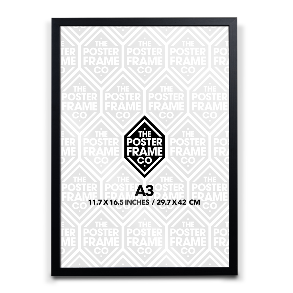A3 (Editions) Premium Poster Frame - Black