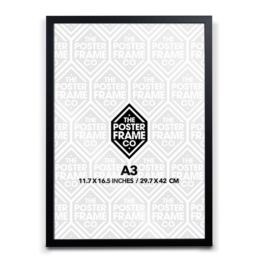 A3 (Editions) Premium Poster Frame - Black (Pre-Order)