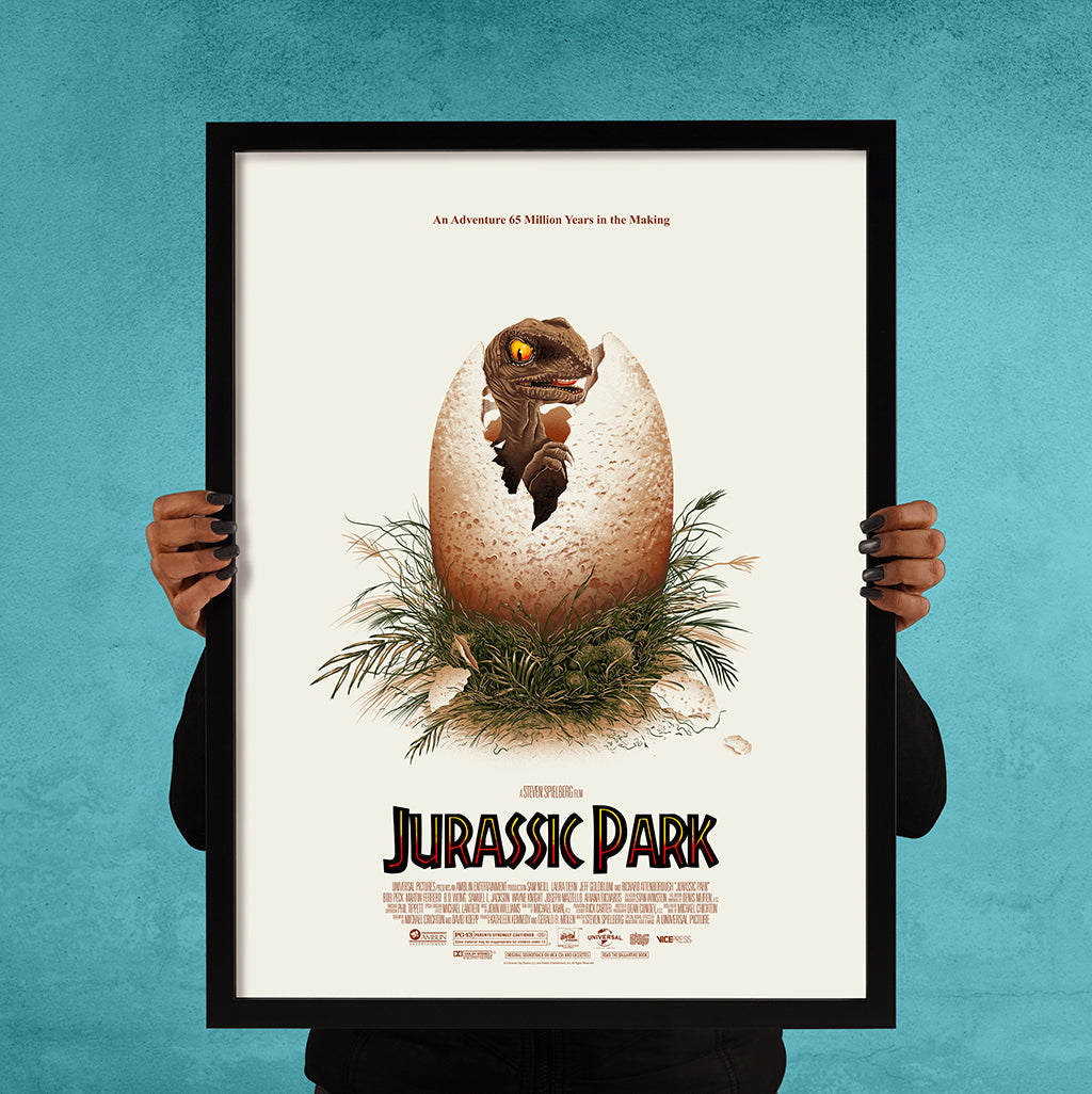 Jurassic Park 18x24 inch movie poster frame